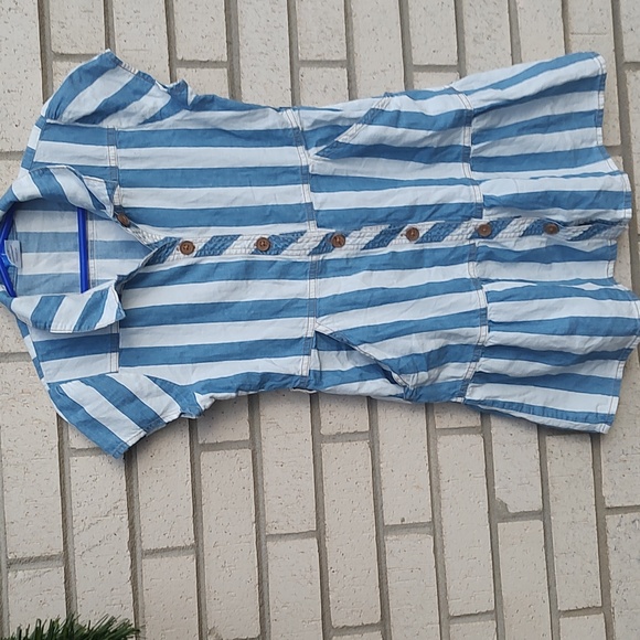Blue/White Stripe dress - Picture 3 of 11